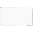 Tableau blanc 2000 MAULpro, cadre alu argenté, 1800 x 900 mm, surface émaillée