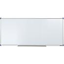 Tableau blanc 9018 - cadre alu - surface plastifiée - l. 1800 x H 900 mm - notre marque Schäfer Shop Select