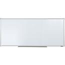 Tableau blanc 9018 - cadre alu - surface plastifiée - l. 1800 x H 900 mm - notre marque Schäfer Shop Select
