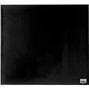 Tableau blanc en verre Nobo, verre de sécurité, sans cadre, magnétique, L 450 x H 450 mm, noir
