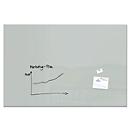 Tableau blanc en verre Sigel Artverum, brillant, gris, magnétique, 1800 x 1200 mm + 2 aimants SuperDym