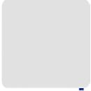 Tableau blanc ESSENCE Legamaster - sans cadre - émaillé - l. 1195 x H 1195 mm - avec bords arrondis