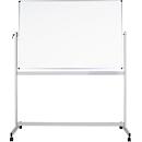 Tableau blanc mobile MAULstandard - utilisable des 2 côtés - émaillé - tableau pivotant - L 2200 x H 1200 mm - particulièrement résistant aux rayures