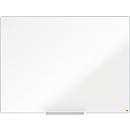 Tableau blanc Prestige nobo - cadre alu - surface Nano Clean - l. 1200 x H 900 mm - avec auget