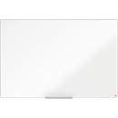 Tableau blanc Prestige nobo - cadre alu - surface Nano Clean - l. 1500 x H 1000 mm - avec auget