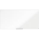 Tableau blanc Prestige nobo - cadre alu - surface Nano Clean - l. 2000 x H 1000 mm - avec auget