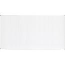 Tableau blanc Ultradex economy, format vertical/transversal, émaillé, magnétique, plateau de rangement, impression personnalisée, L 2000 x P 10 x H 1200 mm