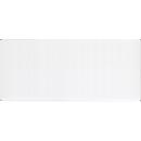 Tableau blanc Ultradex economy, format vertical/transversal, émaillé, magnétique, plateau de rangement, impression personnalisée, L 2400 x P 10 x H 1200 mm