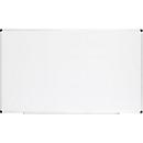 Tableau blanc Ultradex economy, format vertical/transversal, émaillé, magnétique, plateau de rangement, impression personnalisée, L 900 x P 10 x H 600 mm