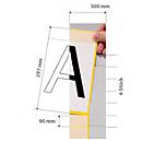 Tableau cardplan ORGATEX, format A4 portrait/A3 paysage, 795 x 500 mm