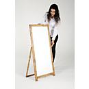 Tableau d'informations FLOOR – bois -l. 440 x H 1020 mm - tableau blanc – magnétique - pin