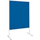 Tableau de formation Maulstandard MAUL, surface en feutre, liège ou papier, mobile, feutre bleu