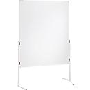 Tableau de présentation Franken, 1 200 x 1 500 mm, double face, avec roulettes, blanc/carton, UMTKR