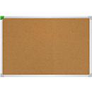 Tableau en liège Franken U-Act ! Linie®, montage mural en format vertical &amp; horizontal, cadre en aluminium, 800x1200 mm