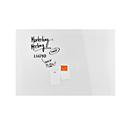 Tableau en verre design magnetoplan®, magnétique, inscriptible, format paysage, blanc, 1500 x 1000 mm