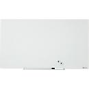Tableau en verre Diamond Nobo, magnétique, attachable, blanc, 1000 x 560