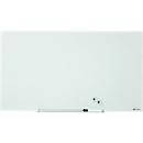 Tableau en verre Diamond Nobo, magnétique, attachable, blanc, 1880 x 1060