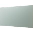 Tableau en verre Legamaster, avec 2 aimants &amp; 1 marqueur pour tableau en verre, L 2000 x P 4,4 x H 1000 mm, verre de sécurité trempé, mat, sage green