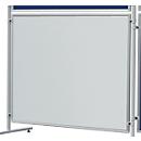 Tableau mural Franken ECO recto-verso Tableau d'écriture, cadre en aluminium, 1500x1200 mm