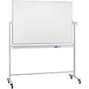 Tableau pivotant et mobile Franken - utilisable des 2 côtés - laqué - l. 1500 x H 1000 mm - blanc