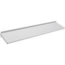 Tablette ESD en acier Treston M 1500, pour table de travail TED, jusqu'à 50 kg, inclinable, L 1490 x P 300 mm, acier revêtu de poudre d'époxy, gris clair