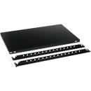Tablette pour rayonnage de base/extension ORDO Business, réglable en hauteur, épaisseur 40 mm, charge max. 140 kg, L 750 x P 800 x H 40 mm, acier, noir