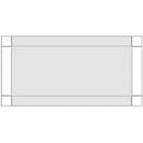 Tablettes pour établi, l. 750 x H 50 mm