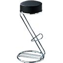 Tabouret de bar Zeta, noir, 2 pièces