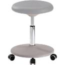 Tabouret de travail Labster 9107, mousse intégrale, gris