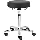 Tabouret pivotant TEC basic IS 1999 ESD, conducteur ESD, hauteur ajustable, siège rembourré ergonom., noir