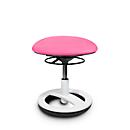 Tabouret pour enfants Sitness BobbyTOPSTAR , pour une assise dynamique, réglable en hauteur, semelle TPU, avec anneau repose pied design, rose
