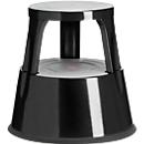 Tabouret roulant, noir