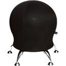 Tabouret Sitness 5, avec ballon de gymnastique intégré, capacité de charge jusqu'à 110 kg, noir