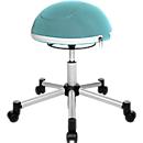 Tabouret Sitness Half Ball, bleu clair