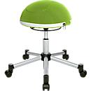 Tabouret Sitness Half Ball, vert pomme