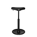 Tabouret TOPSTAR Sitness H1-Work, cuir synthétique, réglable en hauteur, semelle TPU, ressort à gaz à effet de nettoyage, résistant aux désinfectants, noir