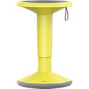 Taburete ajustable en altura UPis1, Ø 330 x H 450 - 630 mm, amarillo limón