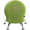 Taburete Sitness 5, con pelota de gimnástica integrada, resiste hasta 110 kg de peso máximo, verde