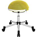 Taburete Sitness Half Ball, amarillo