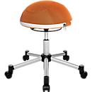 Taburete Sitness Half Ball, naranja