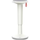 Taburete StandUP regulable en altura, Ø 330 x H 590 - 845 mm, gris-blanco