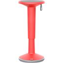 Taburete StandUP regulable en altura, Ø 330 x H 590 - 845 mm, rojo