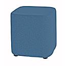 Taburete TAPA Square O Type, lana virgen, An 450 x P 450 x Al 470 mm, azul