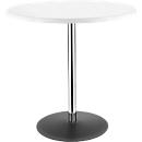 Tafel Lena, H 760 x Ø 800 mm, wit 