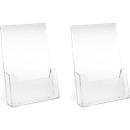 Tafelstandaard, polystyreen, voor A4-formaat, 2 stuks