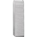 Tall cabinet body W 500 x D 500 x H 2020 mm, aluminium silver plated
