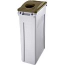 Tampa para contentor Slim Jim&reg;, diversos símbolos para identificação do lixo