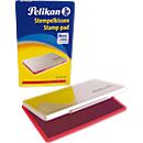 Tampon encreur Pelikan taille 1, pour tampons en caoutchouc et en polymère, dans un boîtier métallique, 90 x 160 mm, rouge