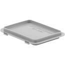 Tapa con gancho EF-DH 21 para caja con dimensiones norma europea, gris