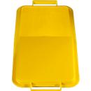 Tapa para cubo de basura 60 l, amarillo